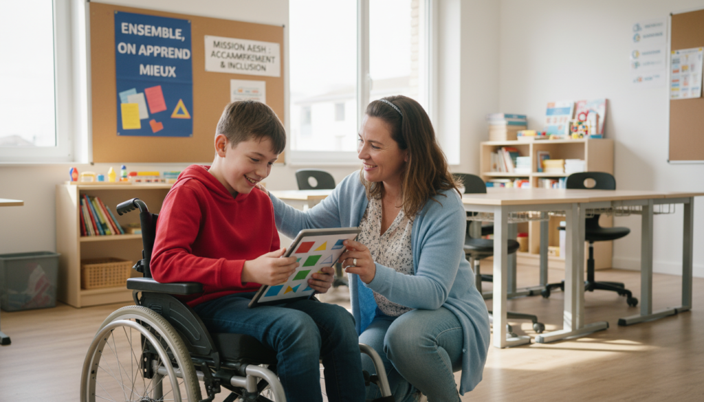 découvrez le rôle et les missions de l'aesh (accompagnant des élèves en situation de handicap), un acteur clé pour l'inclusion scolaire et le soutien personnalisé des élèves.