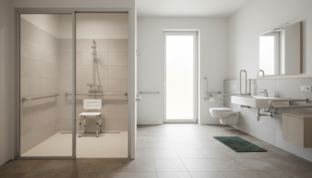 découvrez notre guide complet pour aménager une douche pmr, garantissant une salle de bain accessible, sécurisée et adaptée aux personnes à mobilité réduite.
